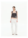 Retro Low-Rise Denim Flare
