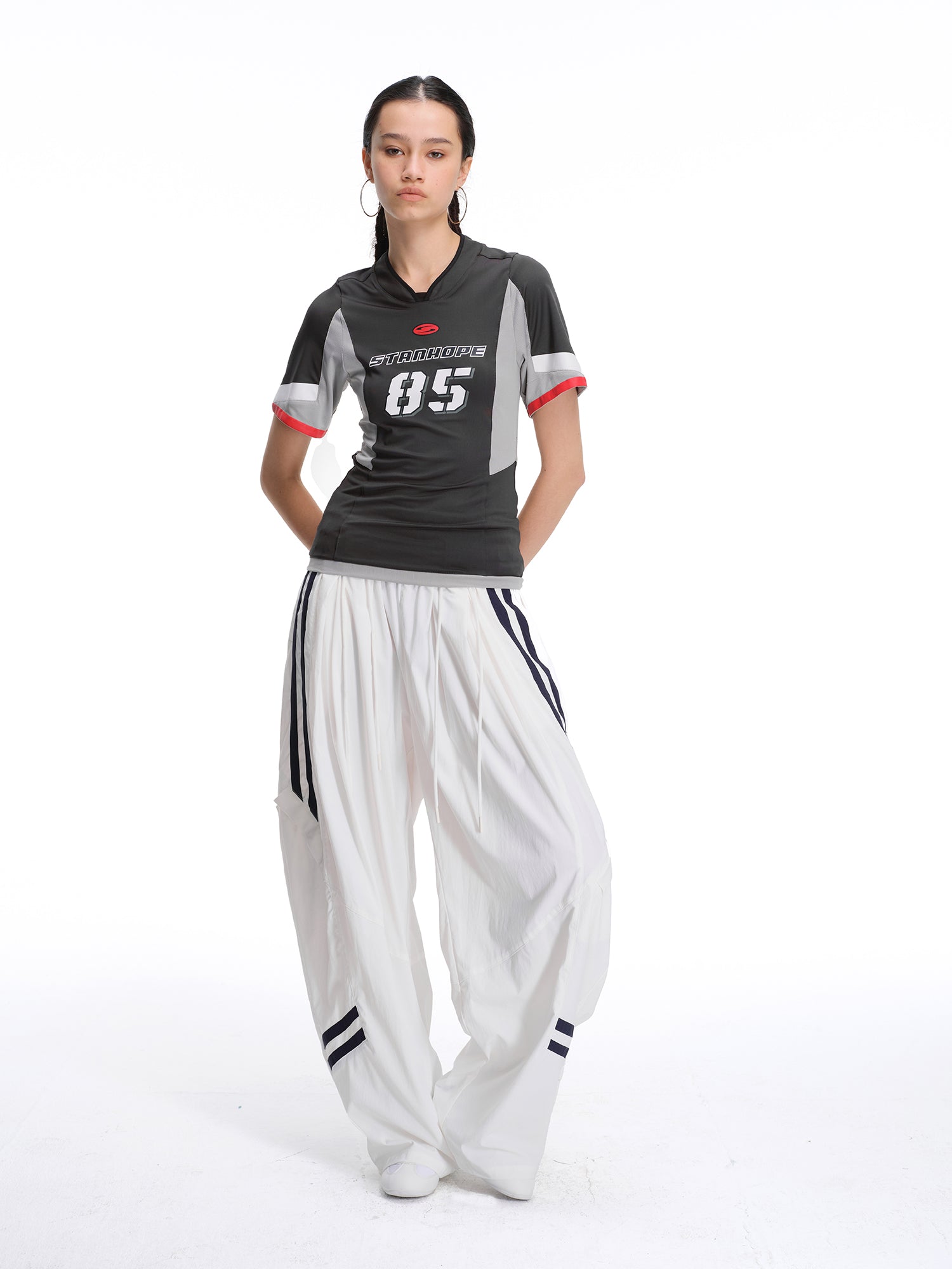 Relaxed Technical Track Pants