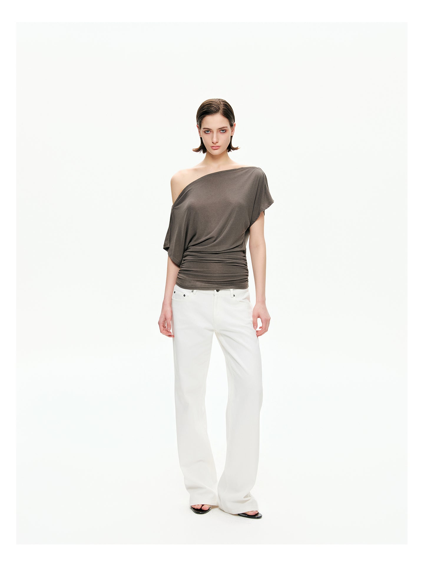Retro Low-Rise Denim Flare