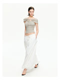 Sculptural Gathered Cocoon Pants