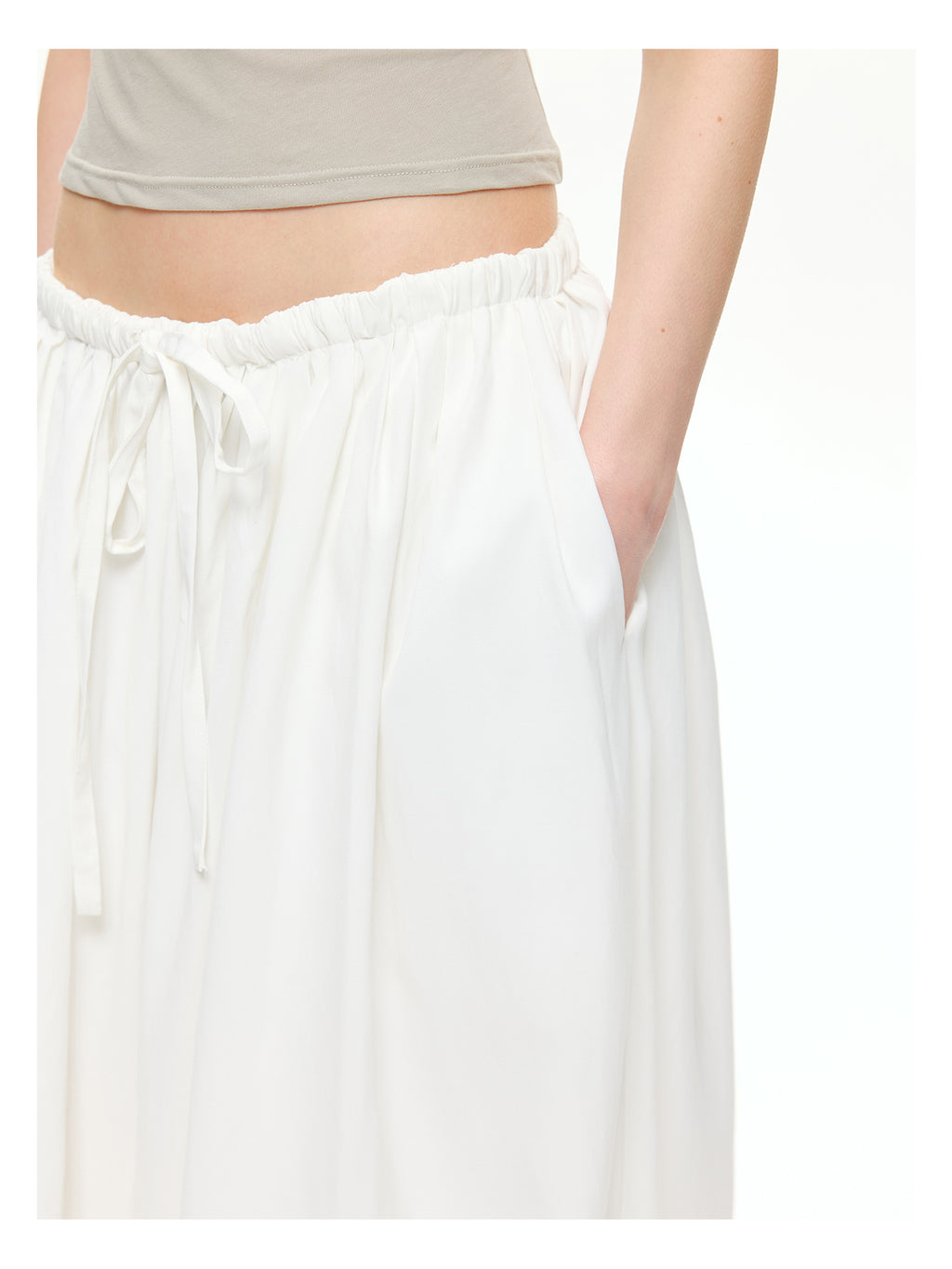 Sculptural Gathered Cocoon Pants