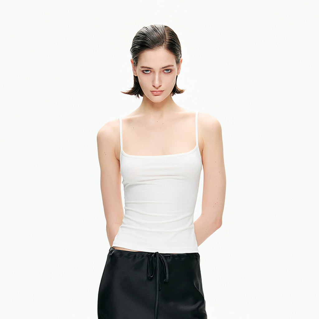 Square Neck Cotton Camisole Top