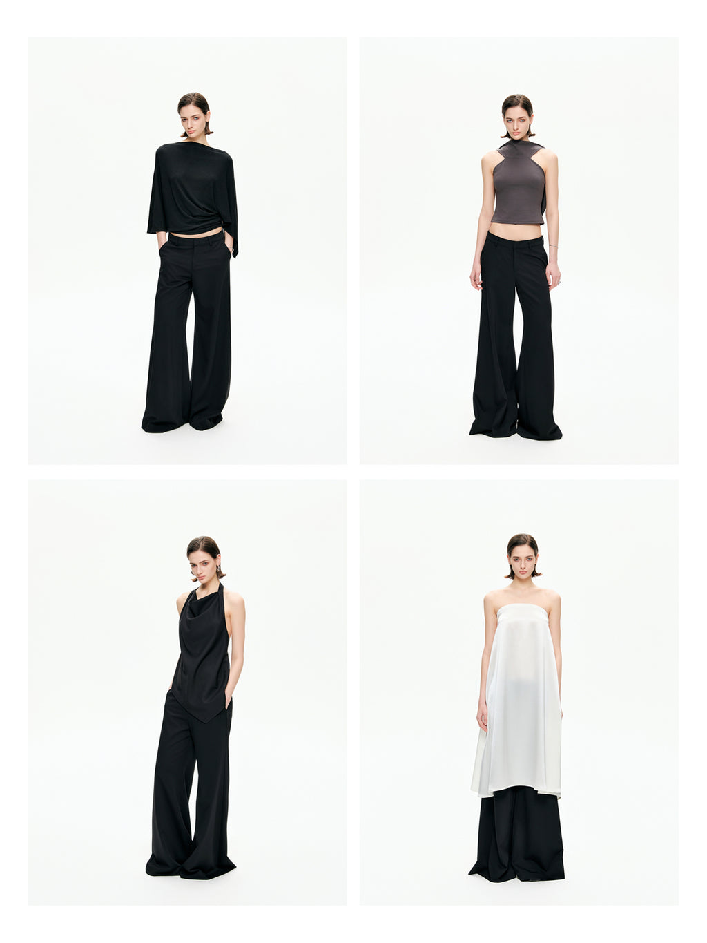 Relaxed Tailored Wide-Leg Pants