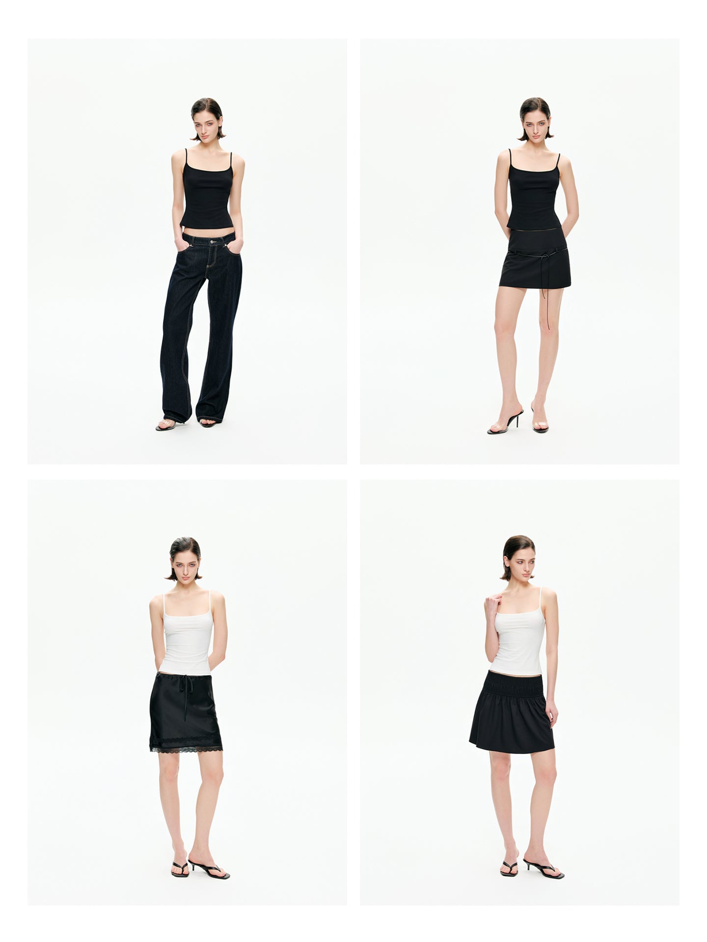 Square Neck Cotton Camisole Top