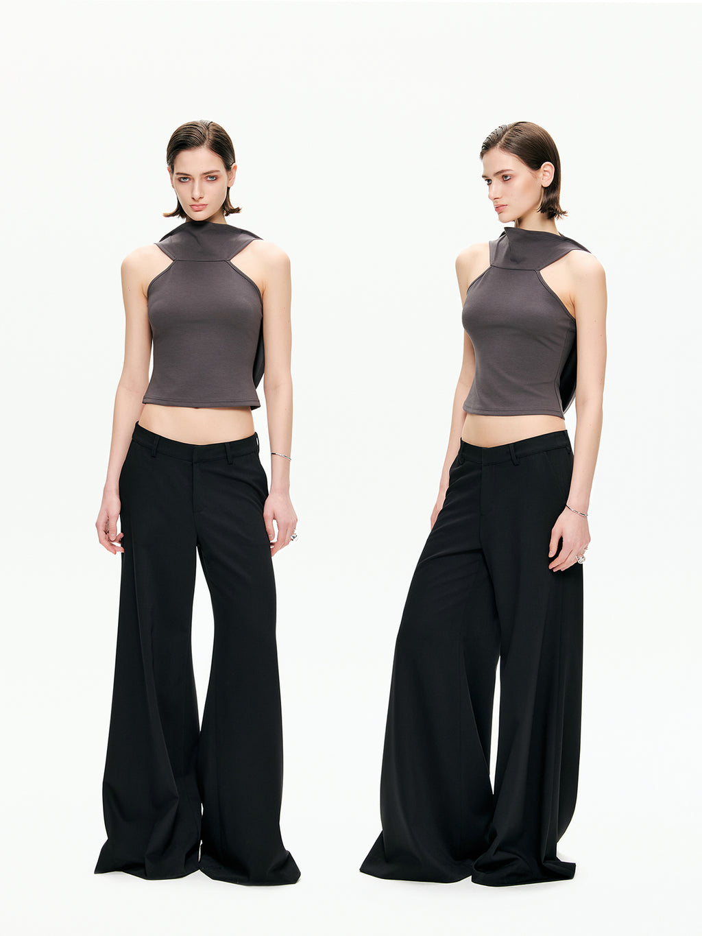 Relaxed Tailored Wide-Leg Pants