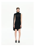Draped Cape Mini Dress