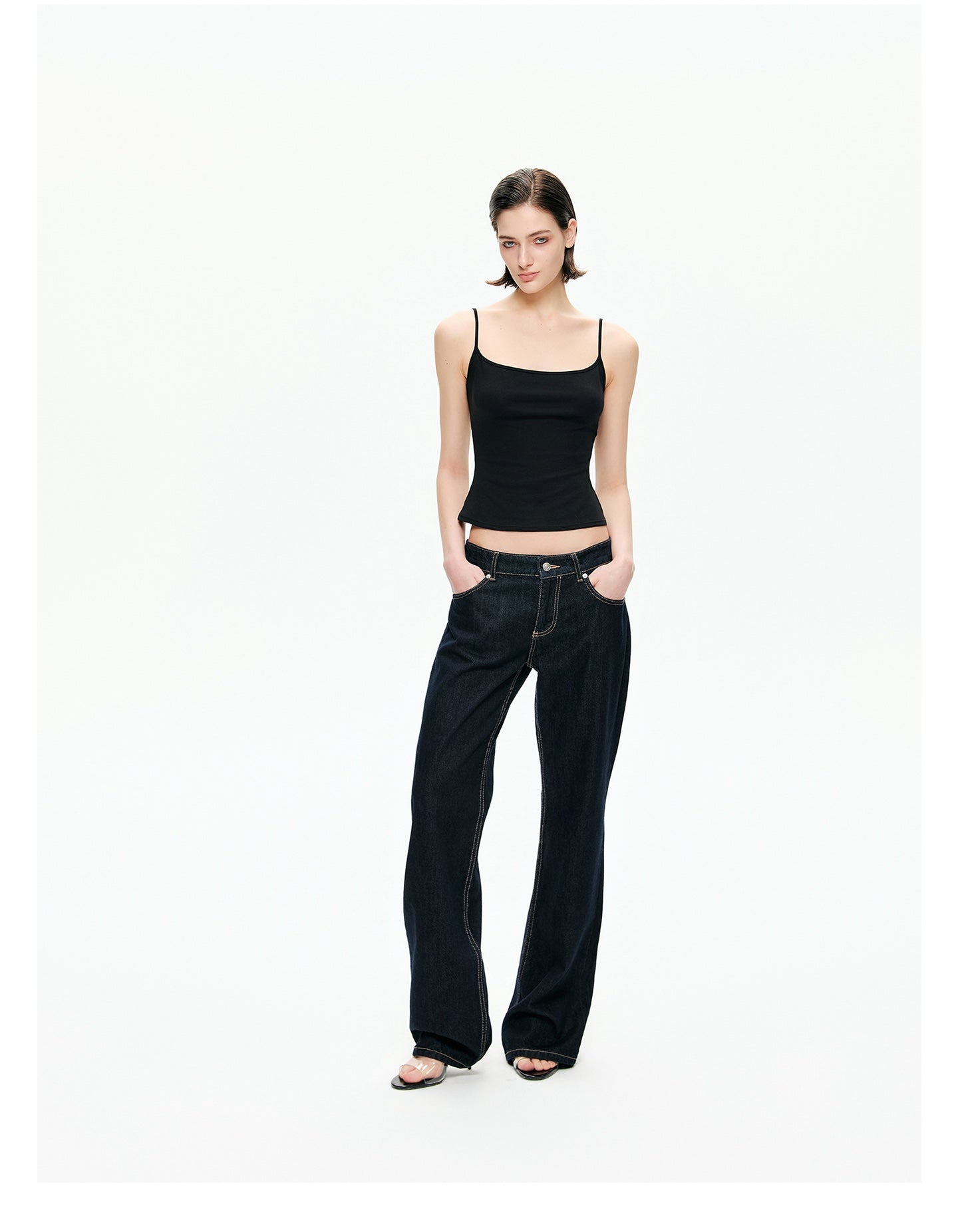 Square Neck Cotton Camisole Top