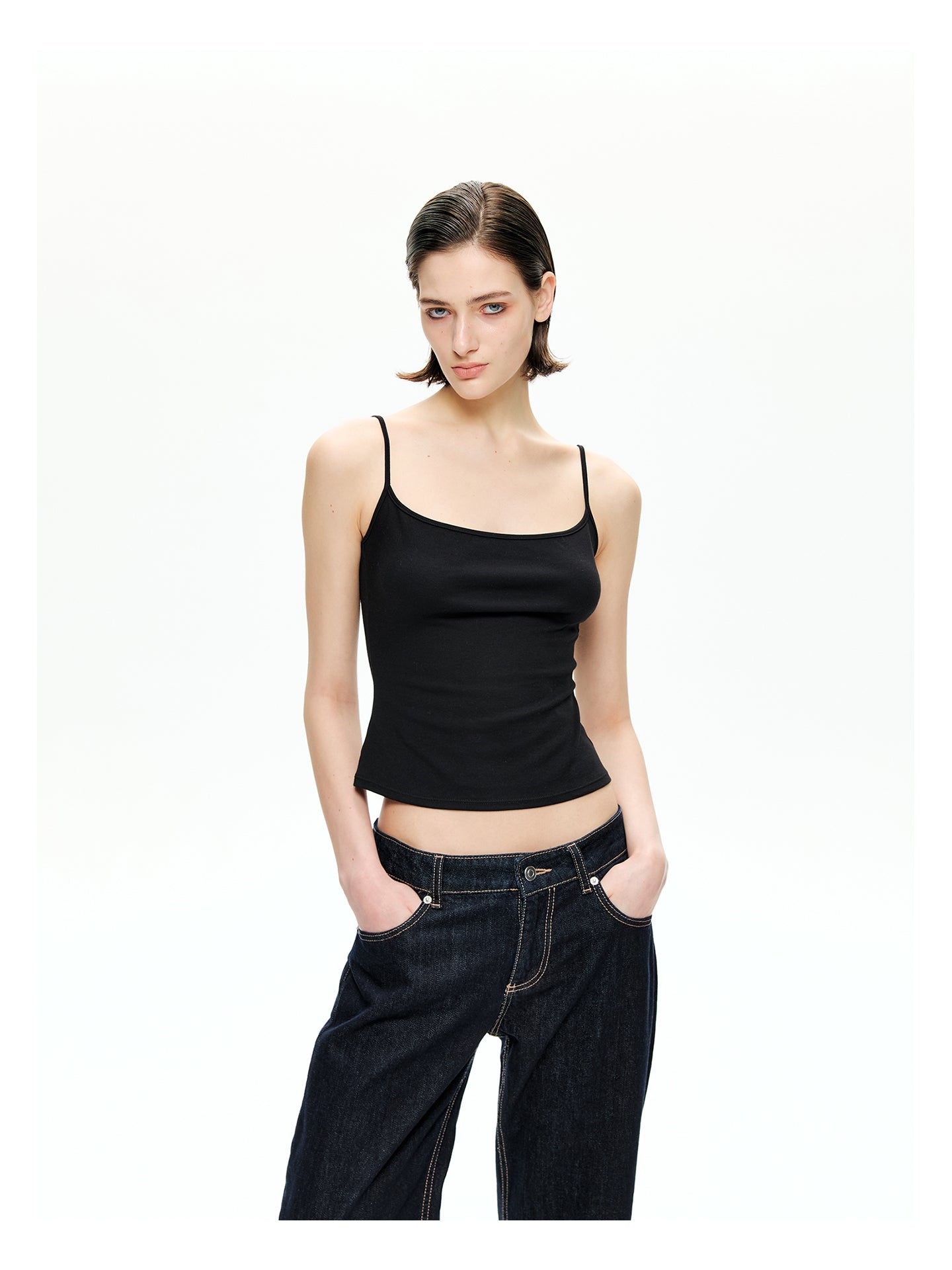 Square Neck Cotton Camisole Top