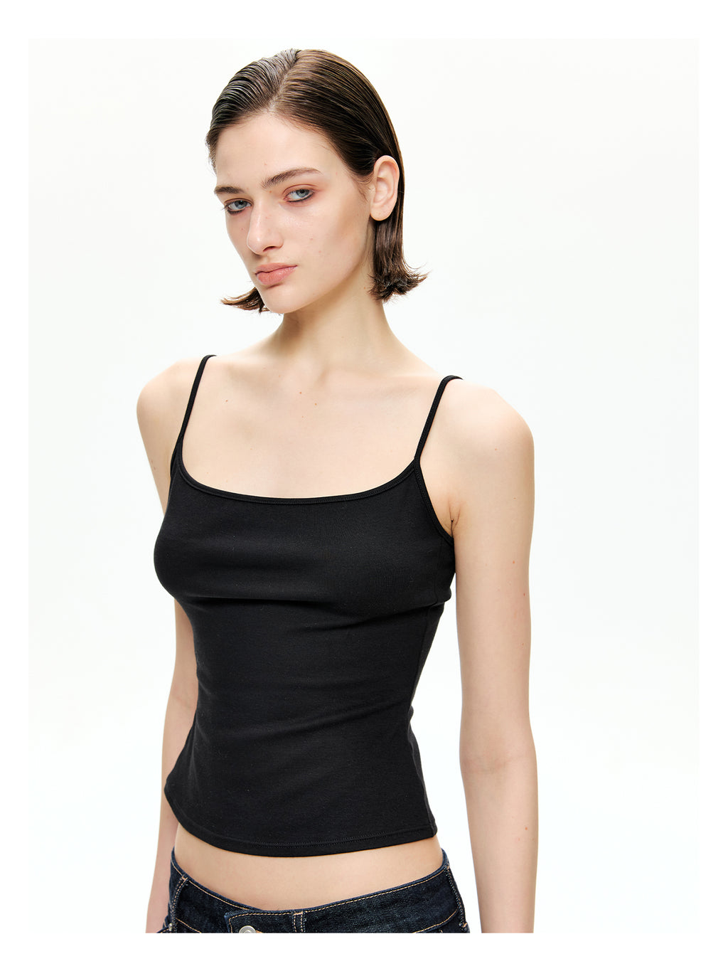 Square Neck Cotton Camisole Top